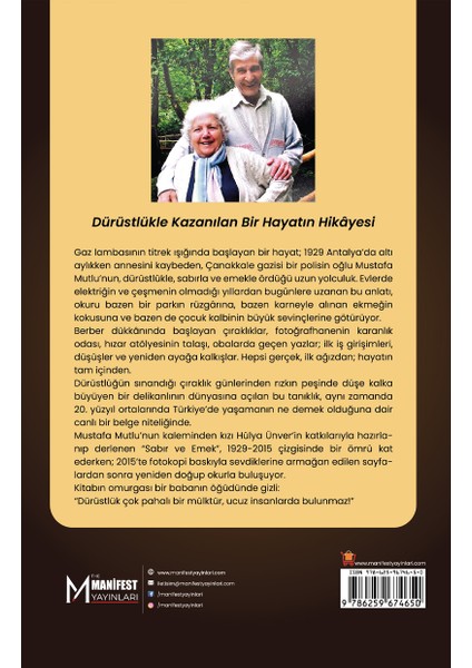 Manifest Yayınları Sabır ve Emek Mustafa Mutlu 9786259674650 fiyatları