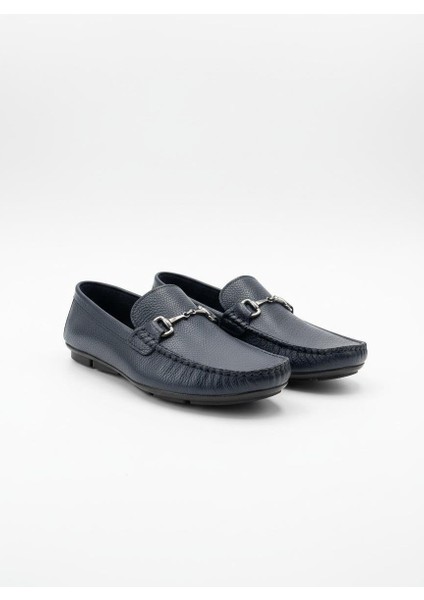 Erkek Deri Loafer Ayakkabı Lacivert fiyatları