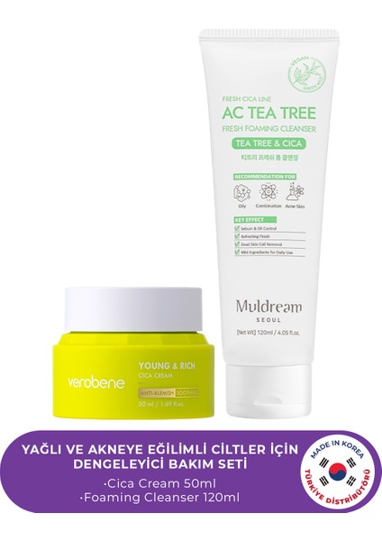 Yağlı ve Akneye Eğilimli Cilt Için Dengeleyici Bakım Seti