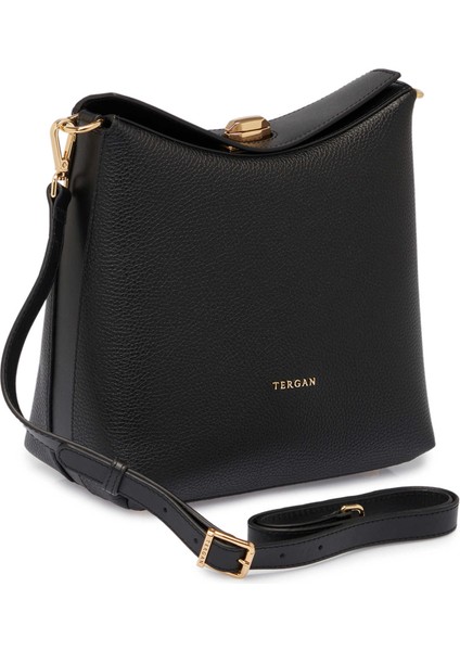 Siyah Hakiki Deri Kadın El Çantası - S25Y1BC80407-D3H fiyatları