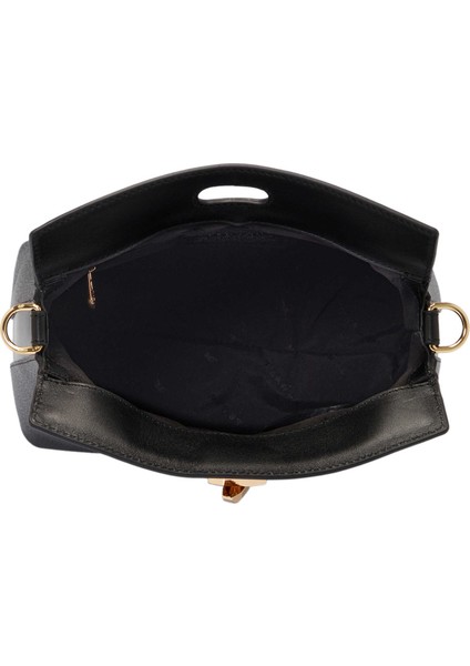Siyah Hakiki Deri Kadın El Çantası - S25Y1BC80407-D3H fırsatları