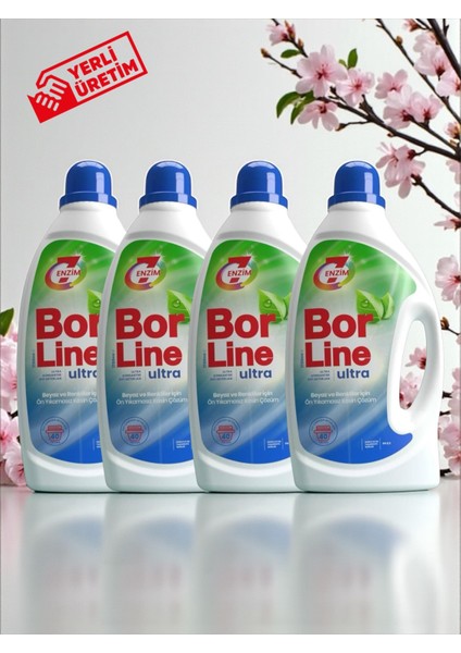 4 Adet Ultra Konsantre Sıvı Çamaşır Deterjanı 26 Yıkama Beyaz ve Renkliler Için