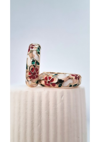 Renkli Saten Mineli Pirinç Kaplama Zamak Küpe fırsatları