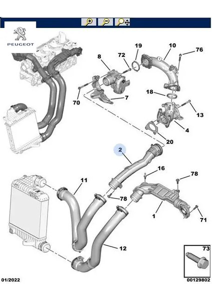 Hava Bağl Rako Peugeot 9831710780