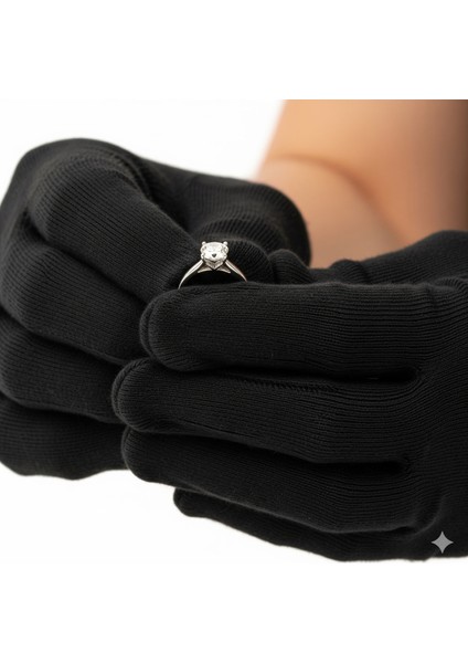 Kuyumcu Eldiveni – 5 Adet Pamuk (Mücevher / Hassas Iş Eldiveni) fiyatları