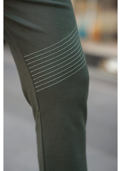 Haki Manşetli Erkek Eşofman Altı E6570 fırsatları