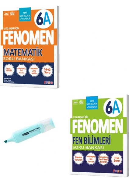 6. Sınıf A Serisi Matematik ve Fen Bilimleri Soru Bankası