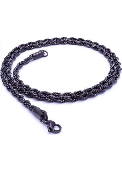 Mestore Sarmal Halat Çelik Kolye 4mm 3168CEK056 modelleri