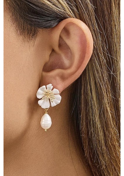 Inci Sallantılı Çiçek Küpe fiyatları