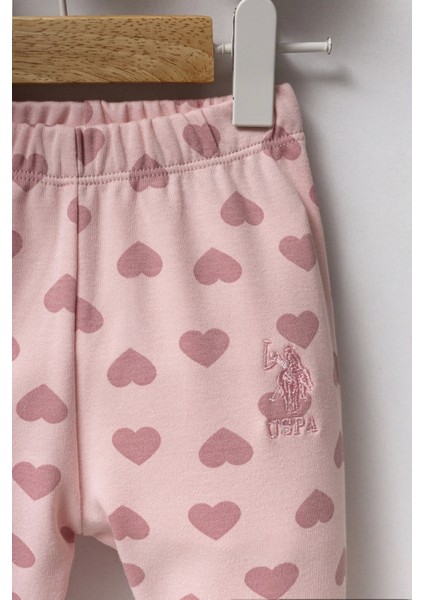 U.s. Polo Assn Gömlek Pijama Takımı USB2711 Açık Pembe modelleri