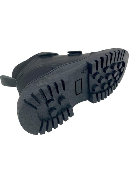 Indiana Erkek Deri Bot Siyah fırsatları