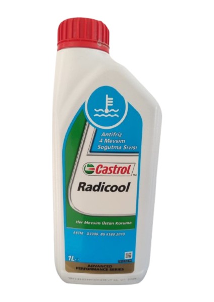 Radicool Antifriz 4 Mevsim Soğutma Sıvısı 1 Litre Mavi