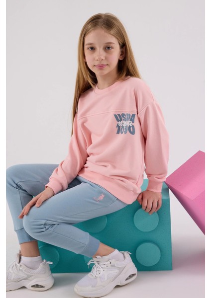 U.s. Polo Assn Eşofman Takımı US2317-4 Açık Pembe