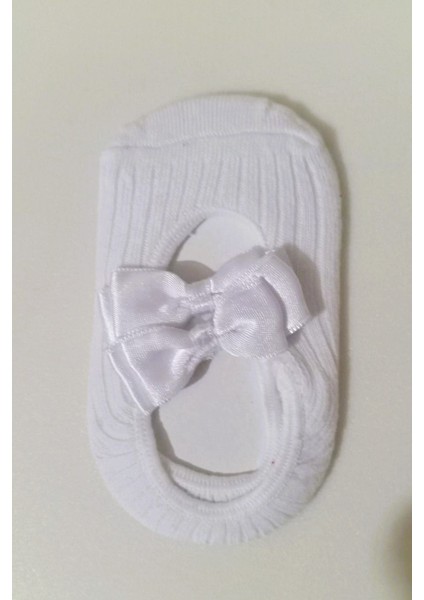 Bebek - Çocuk Babet Fiyonklu Çorap