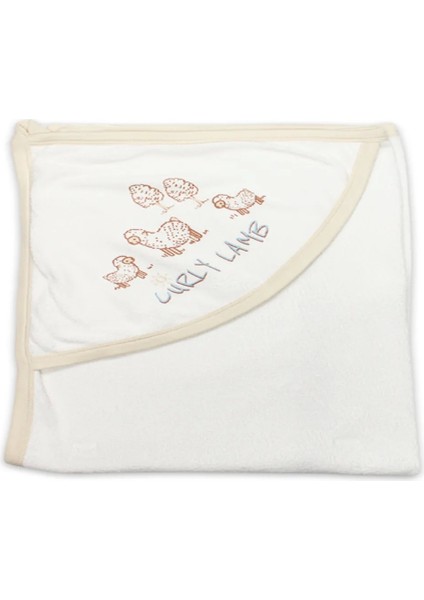 Curly Lamb Tulum 15108 Bej Mavi Ekru