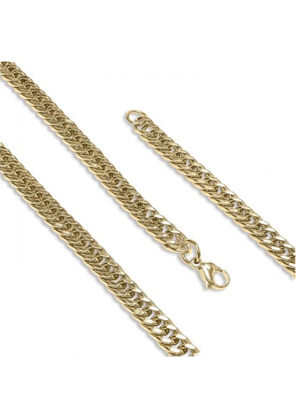 Mestore Balık Sırtı Çelik Erkek Kolye 1,6mm x 4mm 3168CEK049