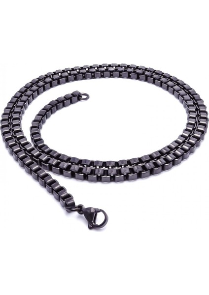 Mestore Kare Arnavut Çelik Kolye 4mm 3168CEK053 fiyatları