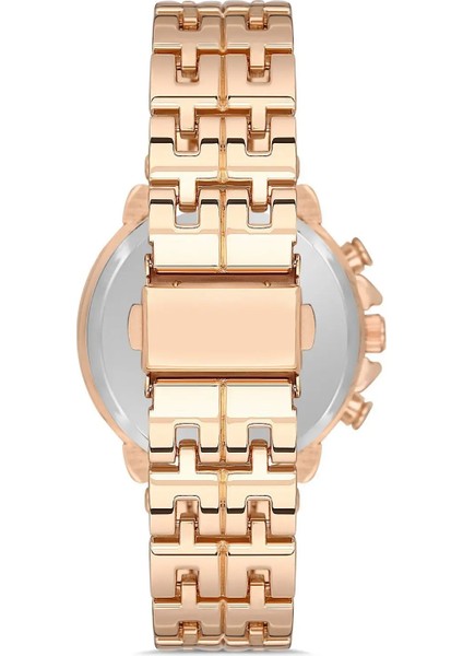 Taşlı Dekoratif Kadran Rose Metal Kadın Kol Saati fırsatları