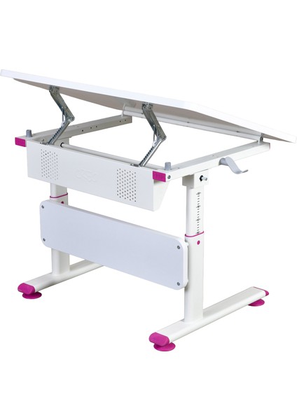 Mini Simple Çalışma Masası, Yükseklik Ayarlı Çalışma Masası, Kız-Erkek Çocuk Beyaz Ders Çalışma Masası fiyatları