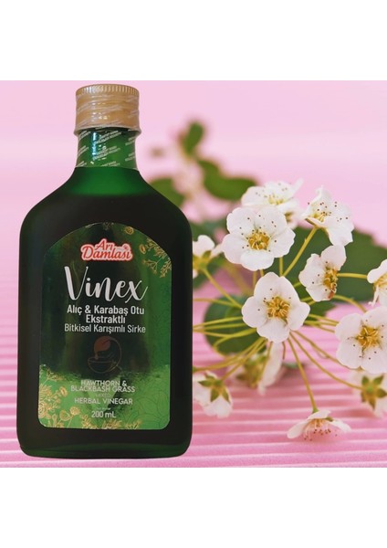 Alıç Karabaş Otu Ekstraktlı Bitkisel Karışımlı Sirke 200 ml