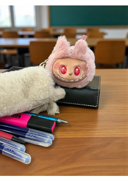 Labubu Anahtarlık ve Kalemlik Bir Arada Yeni Model Oyuncak Peluş modelleri
