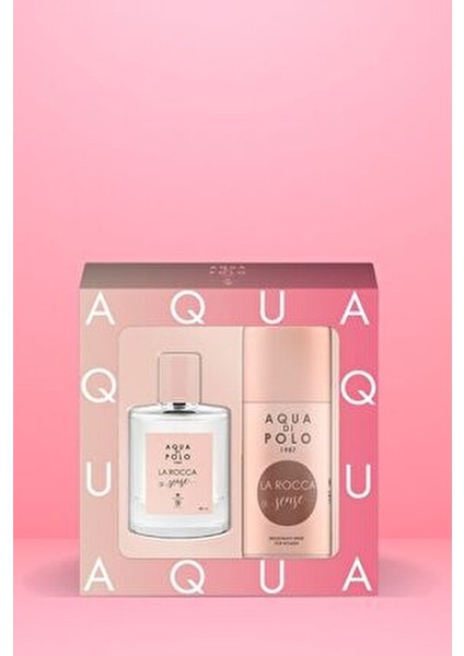 La Rocca Sense Edp Kadın Parfüm 50 ml ve La Rocca Sense Deodorant 150 ml Seti | Çiçeksi, Oryantal indirimleri