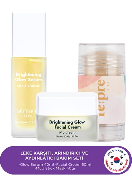 Leke Karşıtı, Arındırıcı ve Aydınlatıcı Bakım Seti