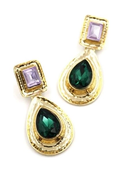 Damla Taşlı Küpe - Altın fiyatları