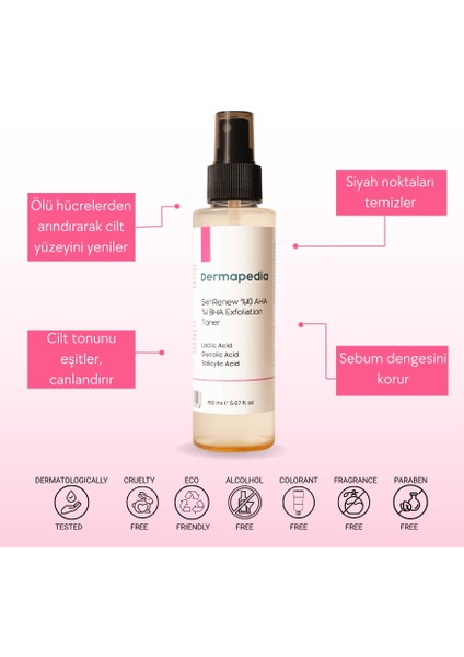 Skinrenew %10 Aha %1 Bha Exfoliation Toner modelleri