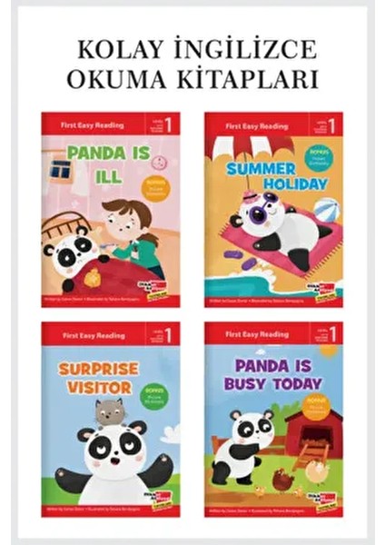 First Easy Reading Level 1 İngilizce Okuma Kitapları Setli Ürün