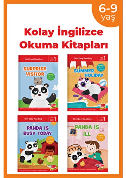 First Easy Reading Level 1 İngilizce Okuma Kitapları Setli Ürün