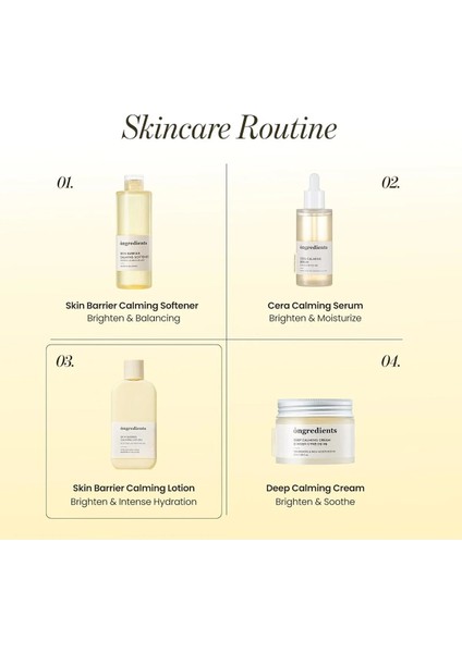 Skin Barrier Calming Lotion 80ML Hassas ve Kuru Ciltlere Bariyer Onarıcı Nemlendirici modelleri