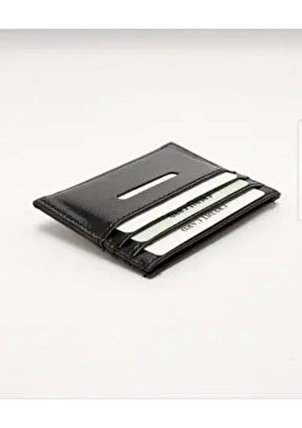 Unisex Mini Kartlık Kartvizitlik Düz Tasarım ile Şık ve Modern Aksesuar