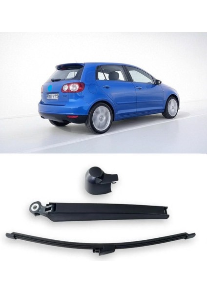 Volkswagen Golf Plus 2005-2009 Arka Cam Silecek Kolu ve Süpürgesi Kapak Takım 6Q6955707C