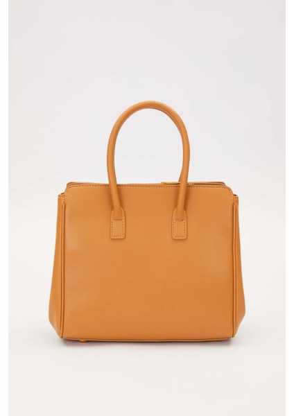 Açık Kahve 64 No Deri Aksesuar Detaylı El Çantası fırsatları