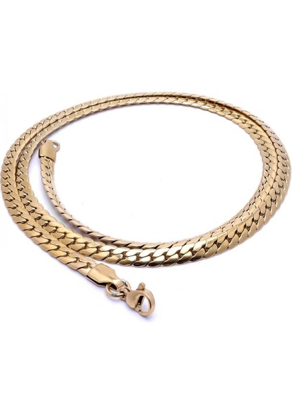 Mestore Yassı Yılan Sırtı Çelik Kolye 1.2mm x 4mm 3168CEK039 fiyatları