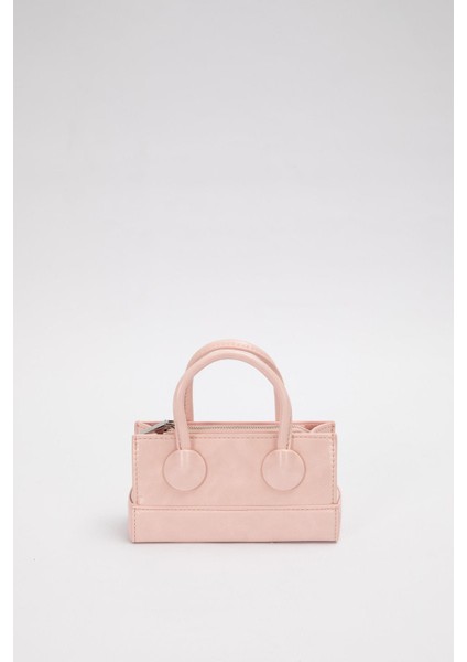 Pembe Ayarlanabilir Kilit Detaylı El Çantası fiyatları
