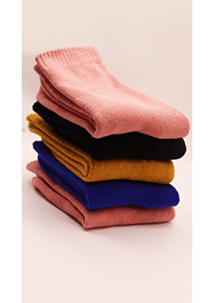 5'li Kalın Karışık Renkli Kışlık Kadın Erkek Unısex Ekonomik Termal Havlu Çorap Seti fiyatları