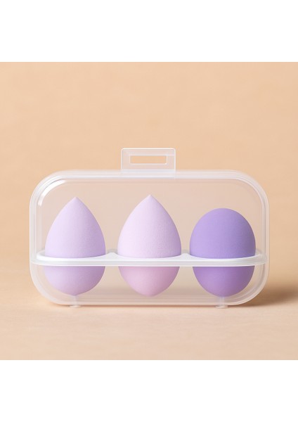 3'lü Makyaj Sünger+5'l Kutulu Makyaj Fırçası Seti indirimleri