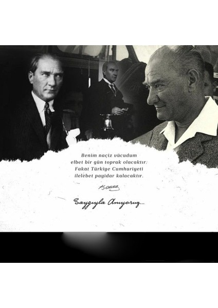 10 Kasım Atatürk'ü Anma Günü,sonsuz Sevgi ve Saygı,okul Etkınlık Kumaşpano 150X200 modelleri