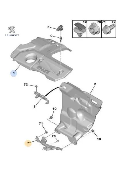 Motor Arka Bakalit Bağlanti Ayaği 301-308-508