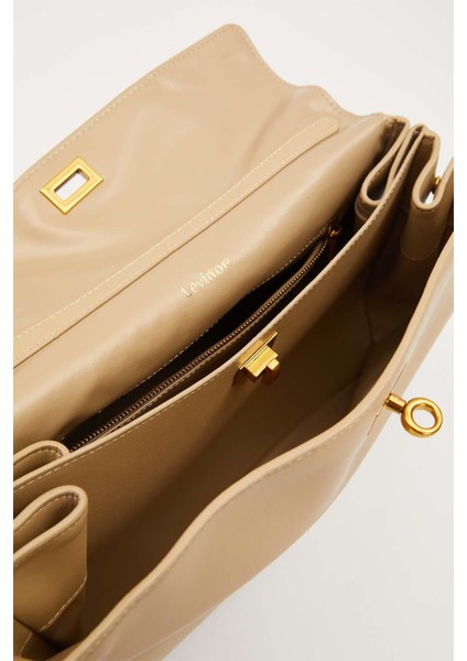 Vizon Gold Kilit Detaylı El Çantası modelleri