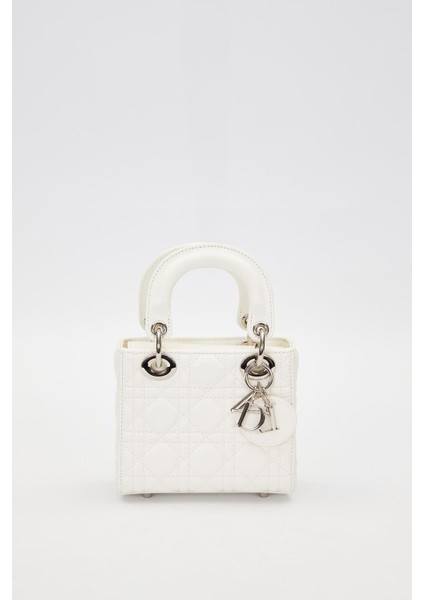 Krem Silver Akseusar Detaylı El Çantası