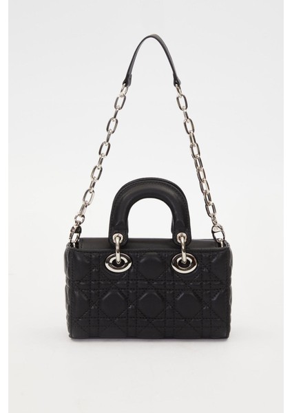 Siyah Zarif Zincirli El Çantası fırsatları