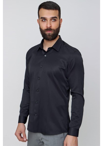 Gk 635 Siyah Klasik Gömlek fiyatları