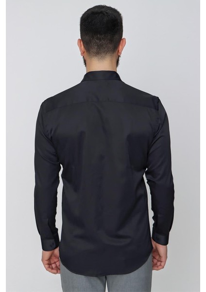 Gk 635 Siyah Klasik Gömlek fırsatları