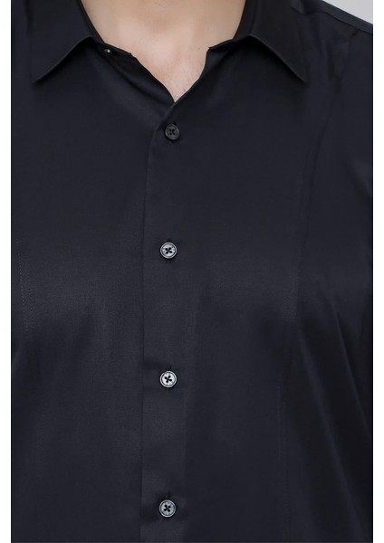 Gk 635 Siyah Klasik Gömlek indirimleri