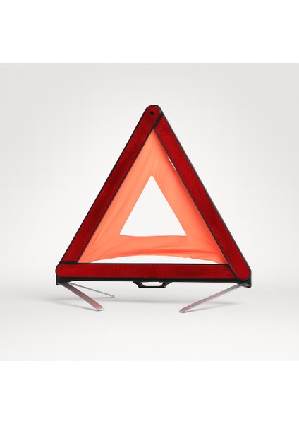 Üçgen Reflektörlü Araç Uyarı Levhası Katlanabilir Trafik Güvenlik Uyarı Levhası Acil Durum Yol Kenarı Ekipmanı