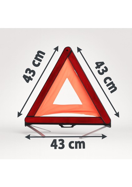 Üçgen Reflektörlü Araç Uyarı Levhası Katlanabilir Trafik Güvenlik Uyarı Levhası Acil Durum Yol Kenarı Ekipmanı fırsatları