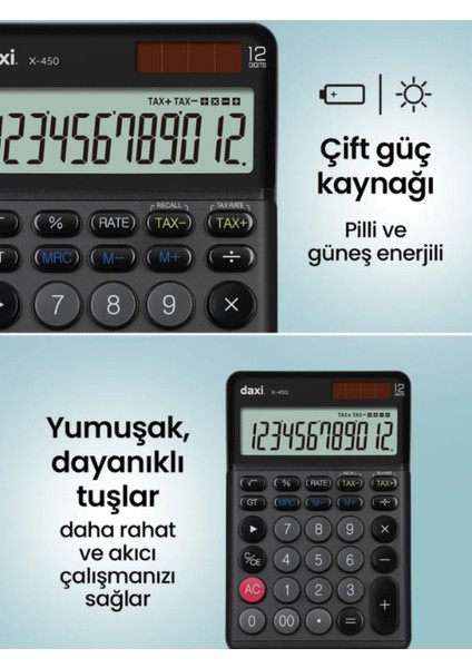 Dx X-450 Siyah Hesap Mak. fırsatları